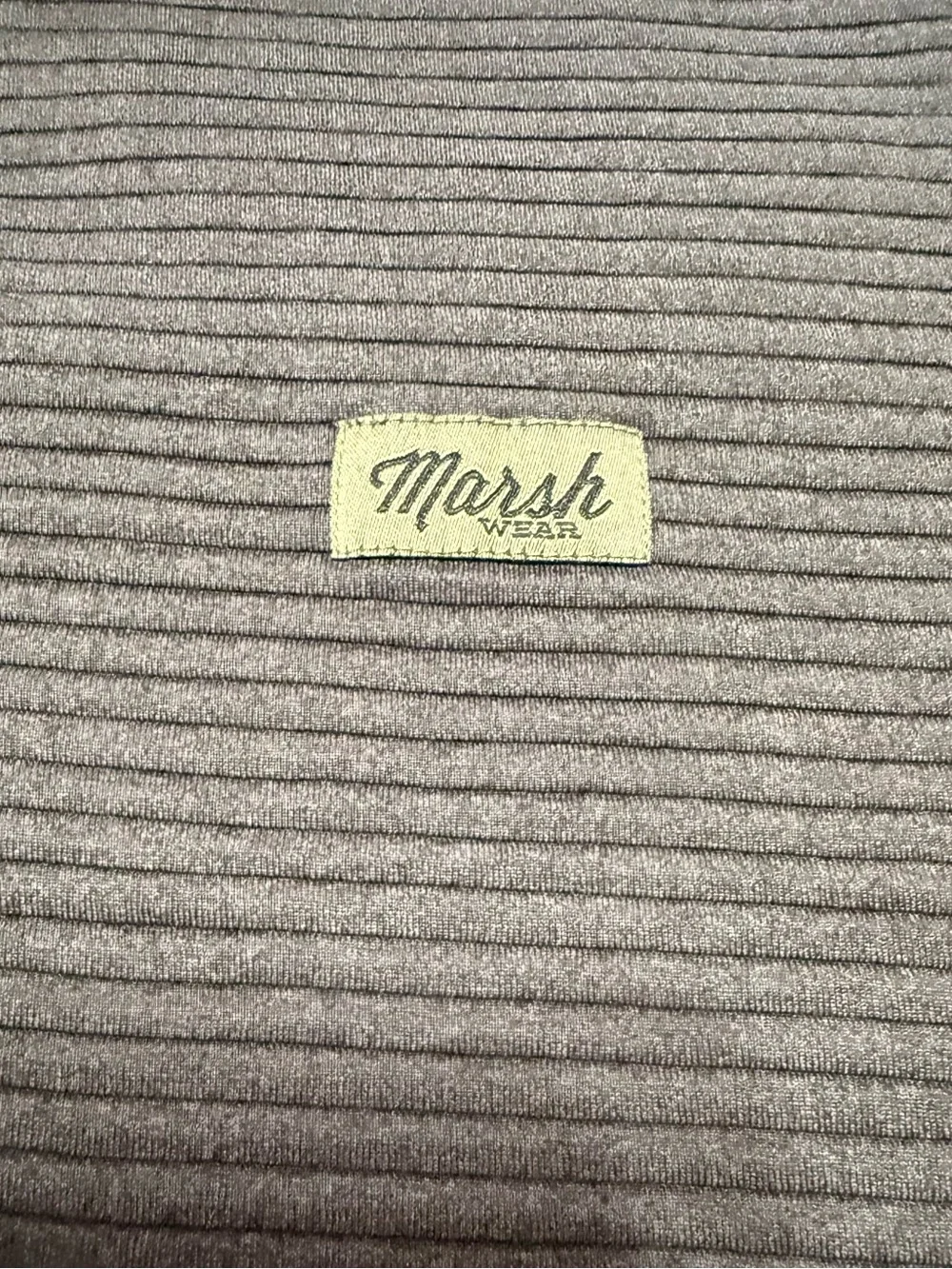 Marsh Wear Gray Ribbed Pullover - Picture 3 of 6